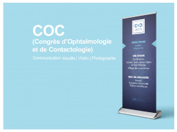 COC Congrès d'Optométrie et de Contactologie Communication visuelle reportage vidéo photographie communication événementielle affiches évènement ophtalmologie