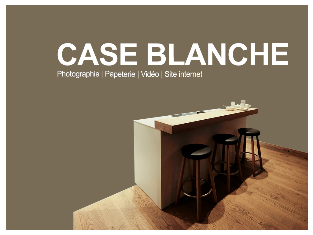 Case Blanche photographie photos papeterie vidéos site internet brochure chalets