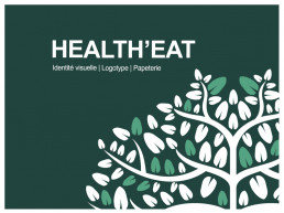 Health'Eat identité visuelle logotype logo papeterie photographies culinaires photo restaurant