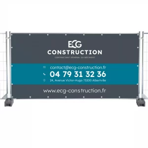 Bâche PVC ou micro-perforé, Albertville, Maëstro Production, agence de communication