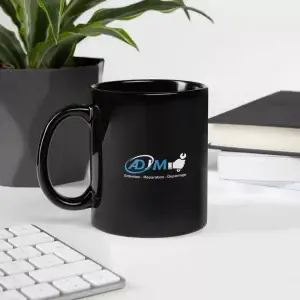 Mug brillant noir