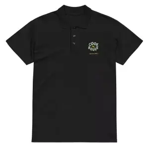 Polo FLOCAGE COEUR + DOS - piqué premium unisexe