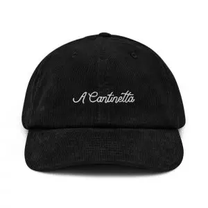 Casquette en velours côtelé A CANTINETTA